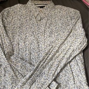 Button up floral shirt